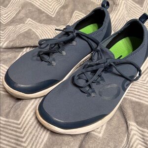 Oofos OOmg Sport Shoes US 12 Blue Low Top Recovery